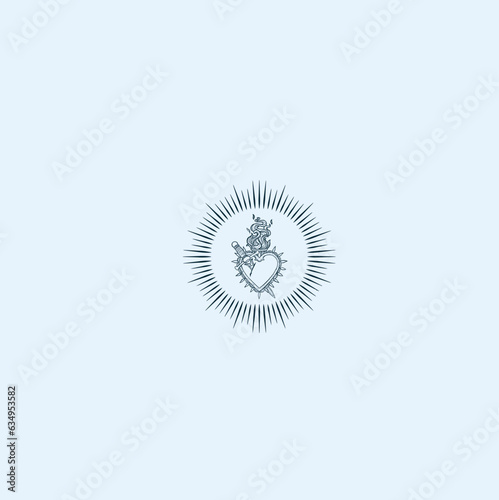 THESE HIGH QUALITY SACRED HEART JESUS VECTOR FOR USING VARIOUS TYPES OF DESIGN WORKS LIKE T-SHIRT, LOGO, TATTOO AND HOME WALL DESIGN