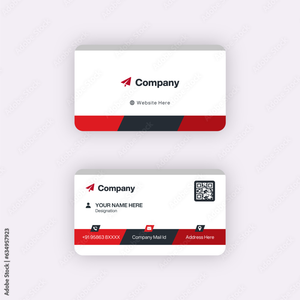 Corporate Business card Design Vector template Corporate Business card Design Vector template