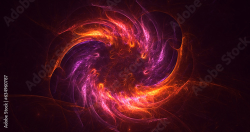 Wallpaper Mural 3D rendering abstract fantasy light fractal background Torontodigital.ca