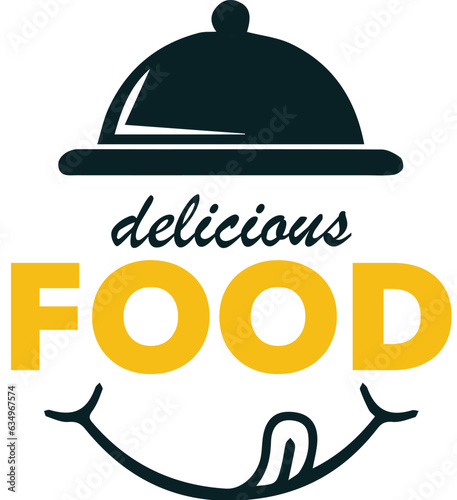 delicious food logo generated AI 