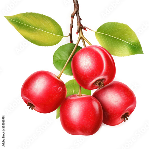 Crabapple , isolated on transparent background, PNG