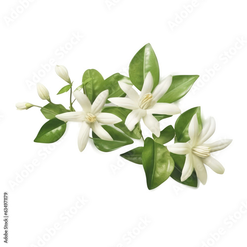 Star Jasmine , isolated on transparent background, PNG