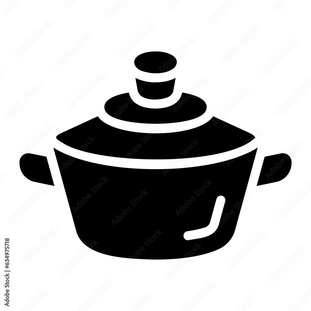 Obraz premium pot Solid icon