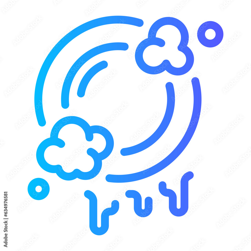 Fototapeta premium dishes Line Gradient Icon