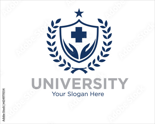health university logo designs for education health care