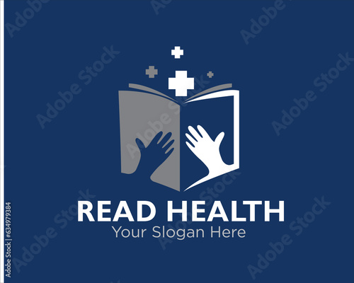 read health care logo designs for book guide health care
