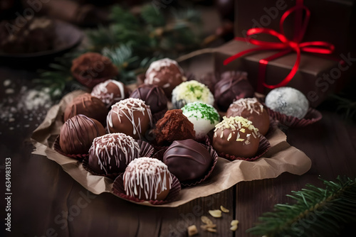 delicious christmas chocolate truffles