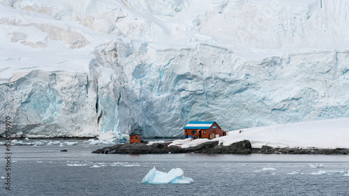 Brown Station Argentine Antarctic base located at Paradise Bay, Antarctica