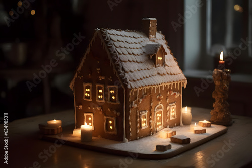 cute gingerbread home