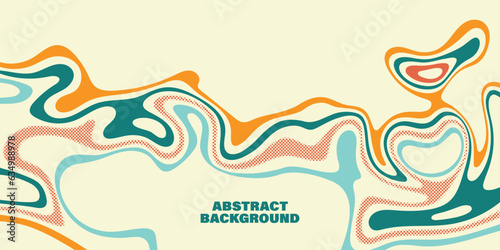 Abstract wavy background, fluid, stylized illusion.