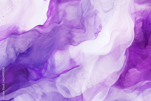 Abstract background of acrylic paint in purple and white tones. Colorful abstract background. © YULIYA