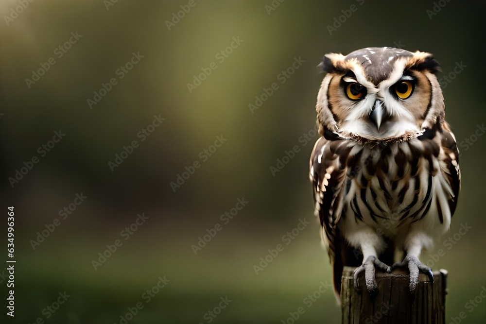 Fototapeta premium owl on a branch