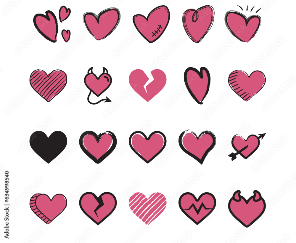 Heart icons vectors Pack
Heart icons vectors Pack