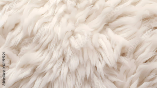 White wool texture background. Generative ai design concept art.