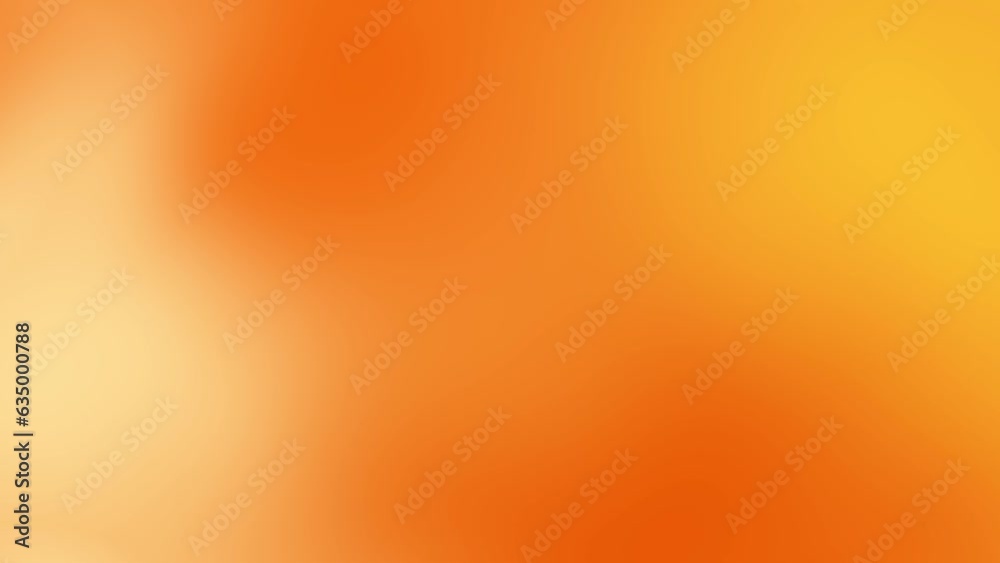 Blur abstract Orange Soft Gradient Background for loop playback 4k 60FPS Video