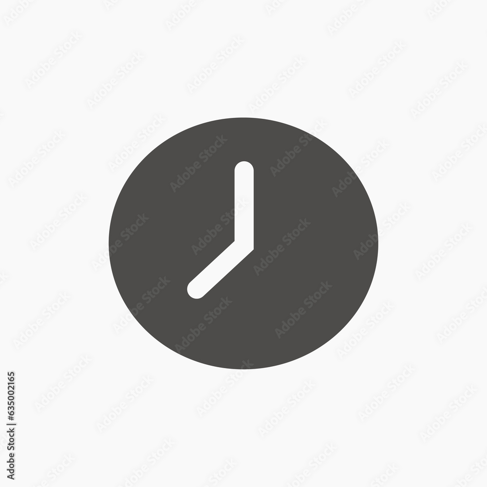 clock, time, watch, hour vector icon symbol clock, time, watch, hour vector icon symbol