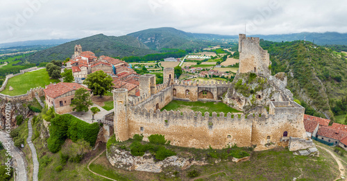 Castle of the city of Frias Burgos, Spain photo