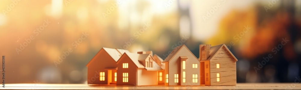 Real estate concept banner Real estate concept banner