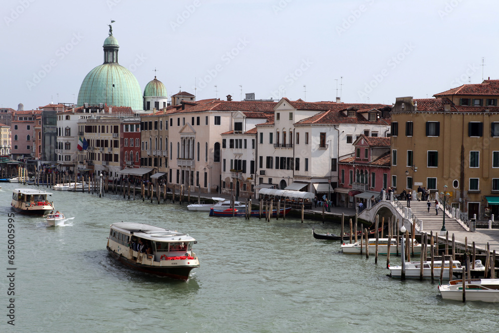 View of the Canal Grande from ponte di calatrava - Venice - Italy