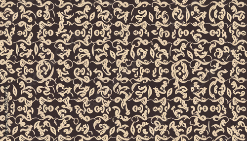 Vector damask seamless ornament on background. Floral ornament on background. Elegant texture for wallpapers and backgrounds. Wallpaper pattern. Vector illustration vector illustration
