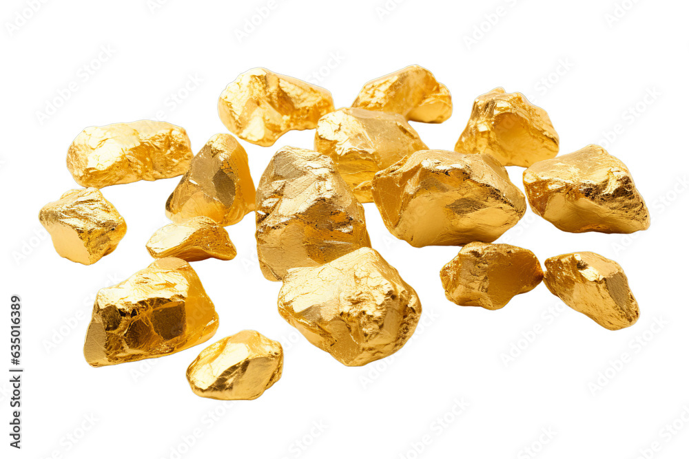 Gold Bars On White background Gold Bars On White background