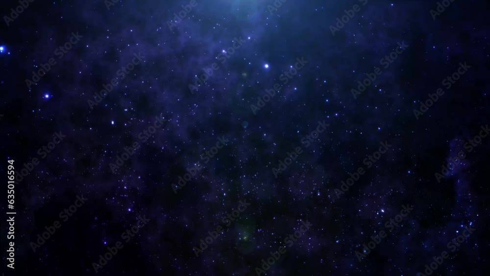 Particles blue star backgrounds