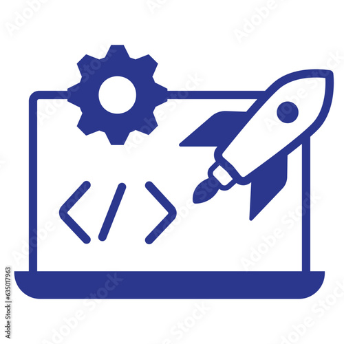 code deployment vector illustration,
code launching vector illustration,
software deployment vector illustration,
software launching vector illustration.