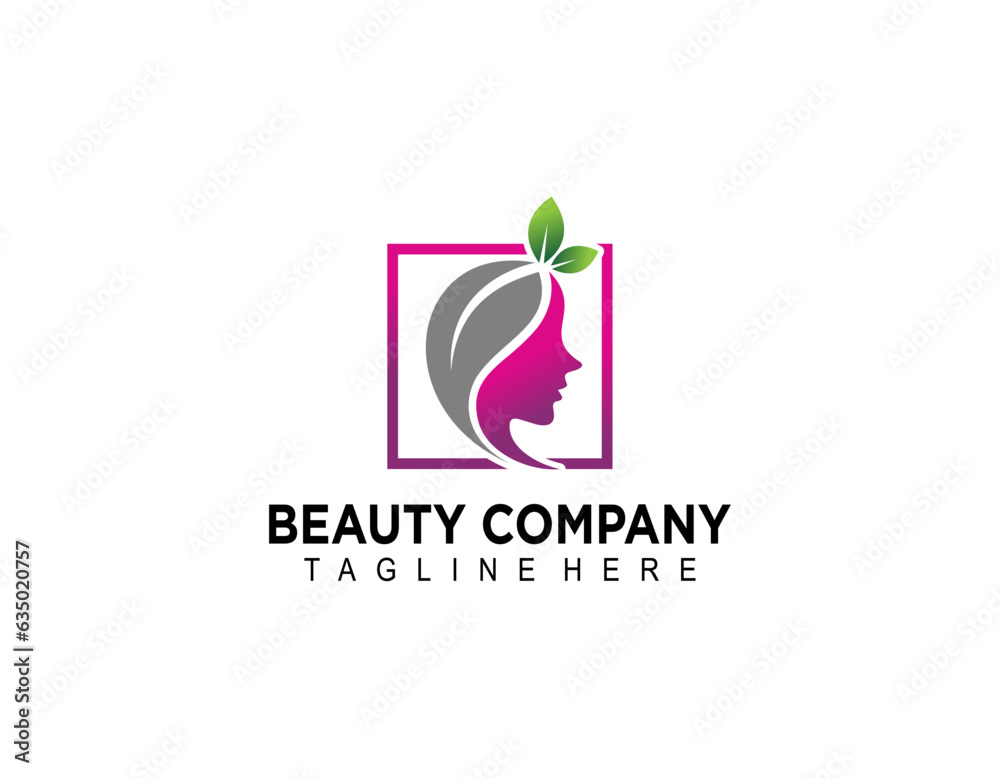 Vector logo design for beauty salon, hair salon, cosmetic Vector logo design for beauty salon, hair salon, cosmetic