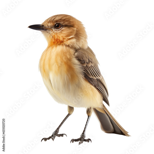 robin isolated on transparent background cutout © Papugrat
