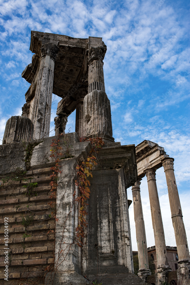 Les ruines du Forum Romain à Rome Les ruines du Forum Romain à Rome
