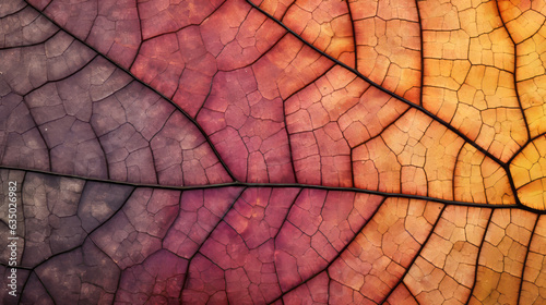 close up of a leaf texture