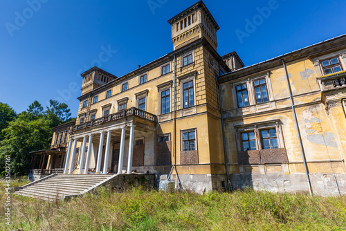 Old palace in Krzeszowice in Poland, the Potocki residence from the 19th century photo