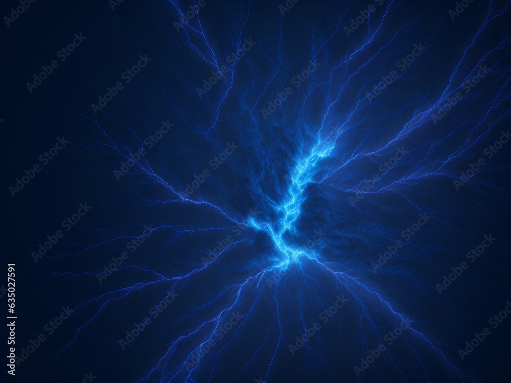 lightning in the dark, AI generated lightning in the dark, AI generated