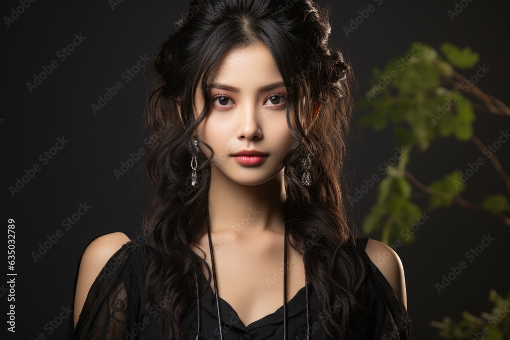 Iconic Korean Hairstyles - stock photography concepts