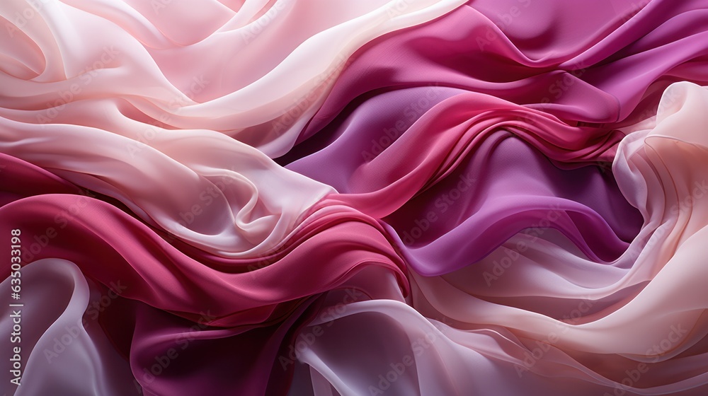 Fototapeta premium elegant shapes in different colors of fabrics