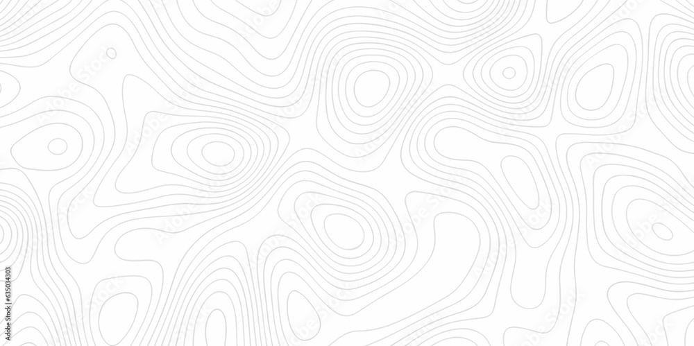 Seamless pattern with lines Topographic map. Geographic mountain relief. Abstract lines background. Contour maps. Vector illustration, Topo contour map on white background, Topographic contour lines.