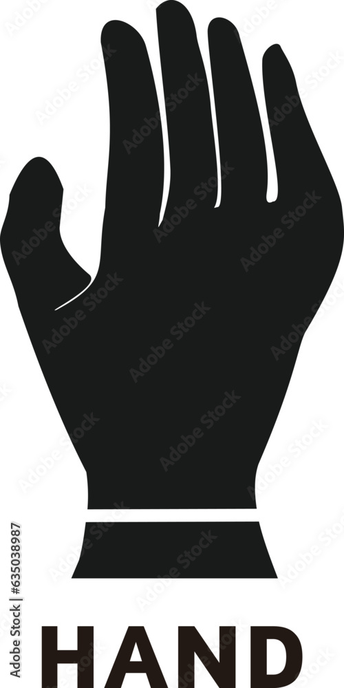 hand logo design vector