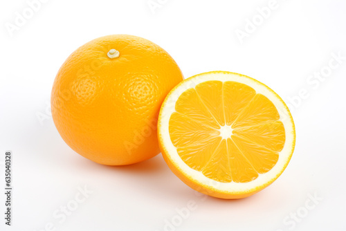 oranges isolated on white background