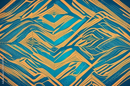 seamless pattern with waves