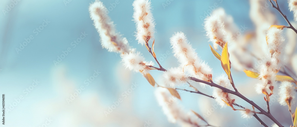 willow branch in spring willow branch in spring
