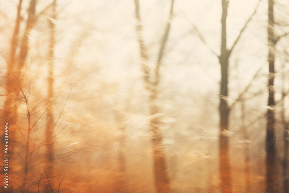 Autumn Trees Background with blurry effects Autumn Trees Background with blurry effects