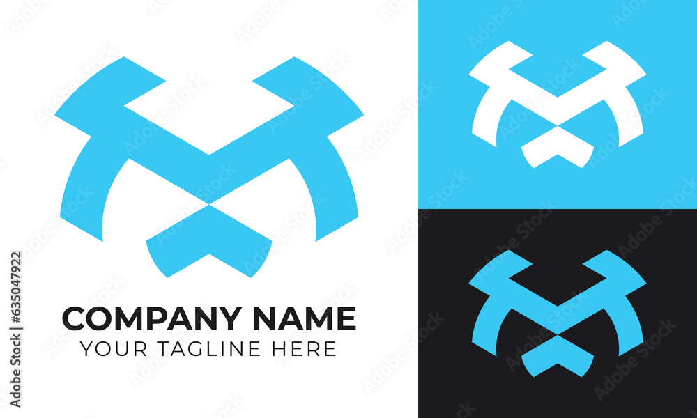 Creative corporate abstract modern minimal business logo design template Creative corporate abstract modern minimal business logo design template