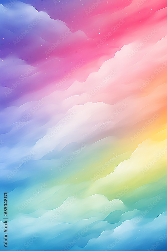 bright rainbow pattern background image