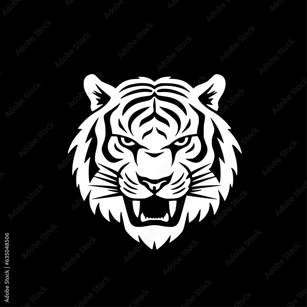 Tiger - Minimalist and Flat Logo - Vector illustration Tiger - Minimalist and Flat Logo - Vector illustration