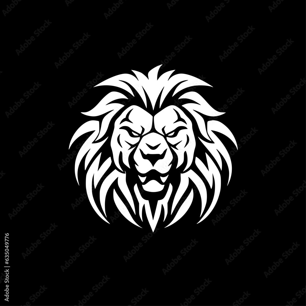 Fototapeta premium Lion - Minimalist and Flat Logo - Vector illustration