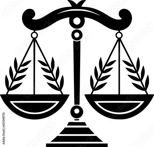Justice - High Quality Vector Logo - Vector illustration ideal for T-shirt graphic photo