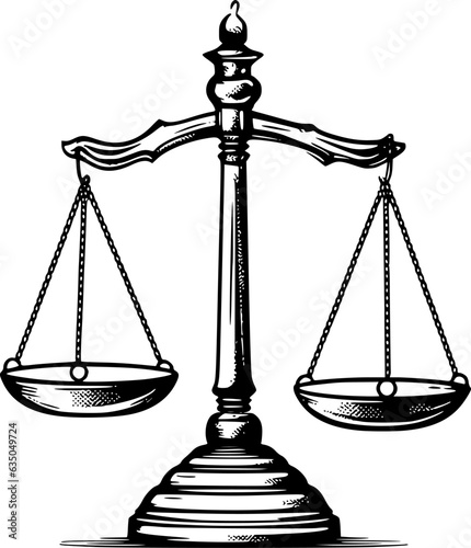 Justice - High Quality Vector Logo - Vector illustration ideal for T-shirt graphic