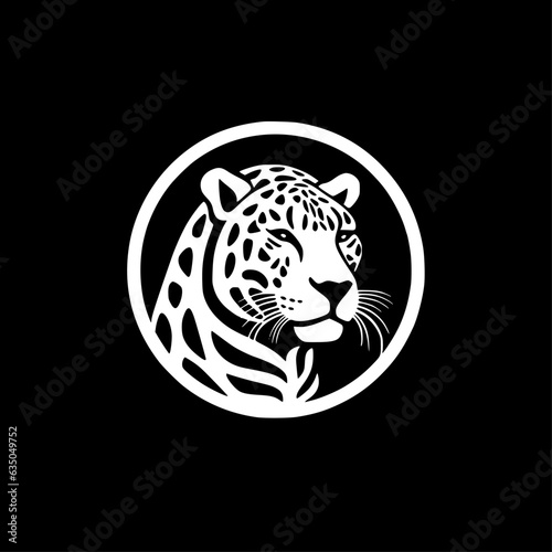 Leopard - Minimalist and Flat Logo - Vector illustration