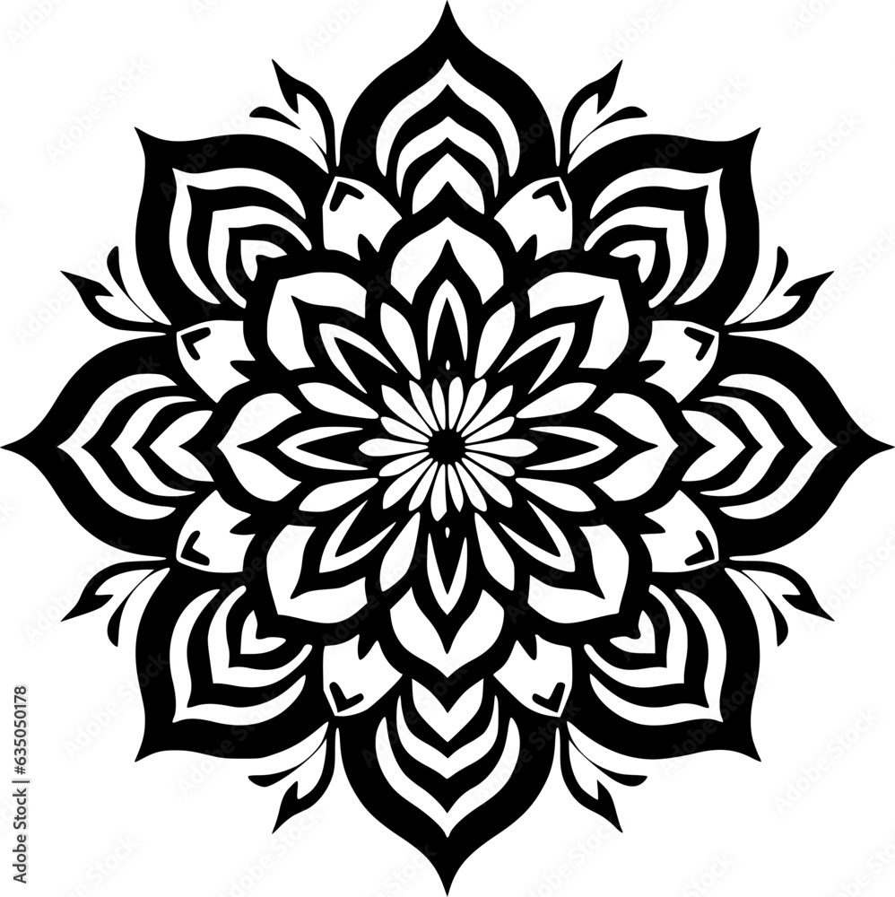 Mandala | Minimalist and Simple Silhouette - Vector illustration Mandala | Minimalist and Simple Silhouette - Vector illustration
