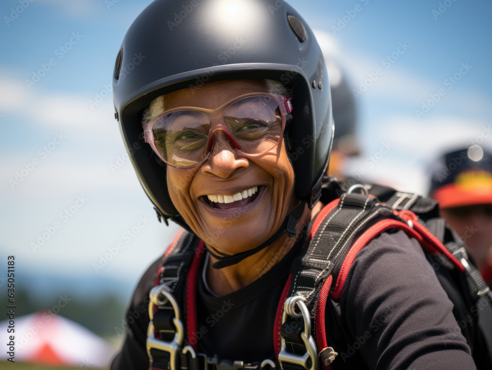 an old man skydiving an old man skydiving